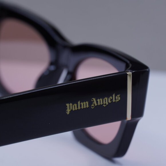 Palm Angels PERI089 BODIE 1021 Square Sunglasses - Black/Cameo - Picture 8 of 9
